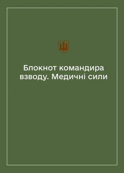 Соціально-демографічні картки військовослужбовців Медичних сил (Блокнот командира взводу)