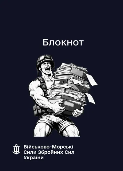 Блокнот для нотаток ВМС (IMG)